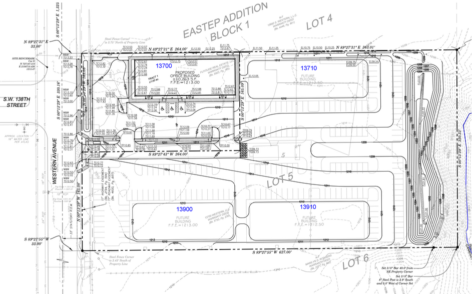 13910 Western Ave, Oklahoma City, OK for lease - Plat Map - Image 3 of 5