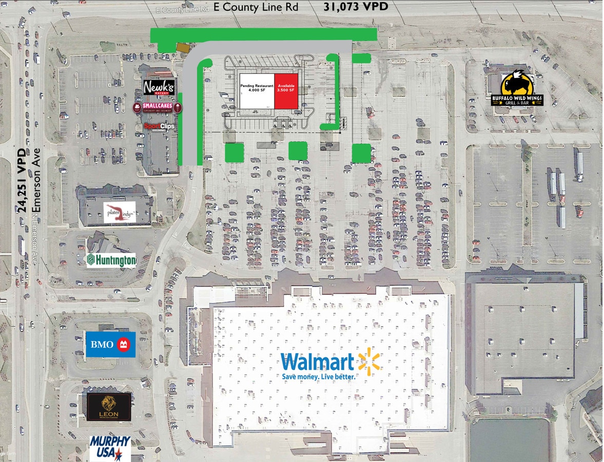 County Line Rd Emerson Avenue, Greenwood, IN 46143