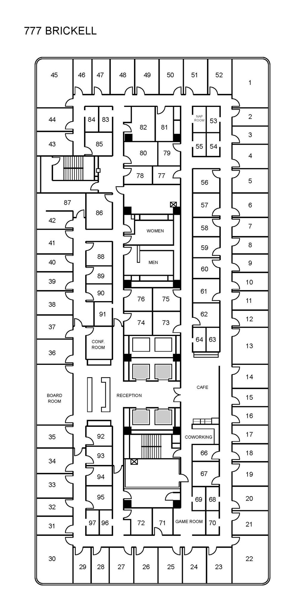 777 Brickell Ave, Miami, FL for lease Floor Plan- Image 1 of 1