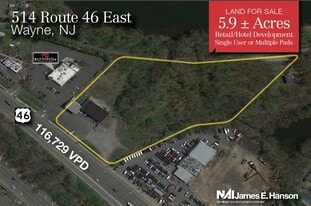 514 Route 46, Wayne NJ - Land