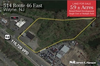 More details for 514-520 Route 46 – Land for Sale, Wayne, NJ