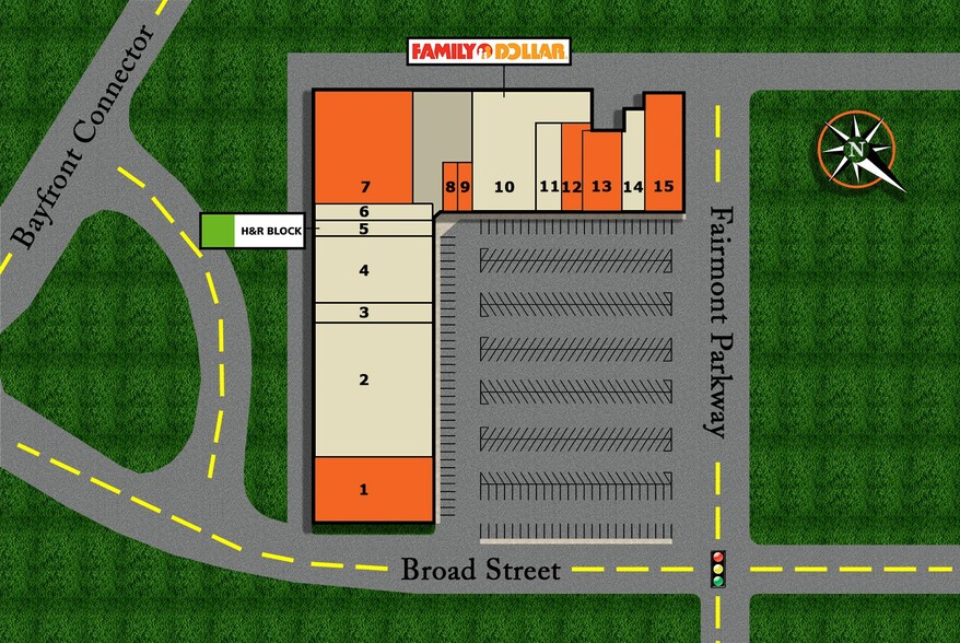 2202-2264 Broad St, Erie, PA for lease - Site Plan - Image 2 of 2