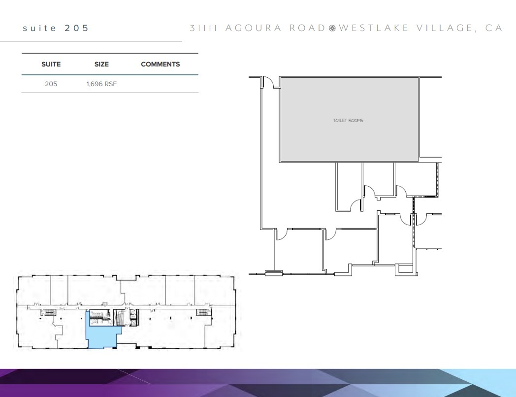 31111 Agoura Rd, Westlake Village, CA for sale Floor Plan- Image 1 of 1