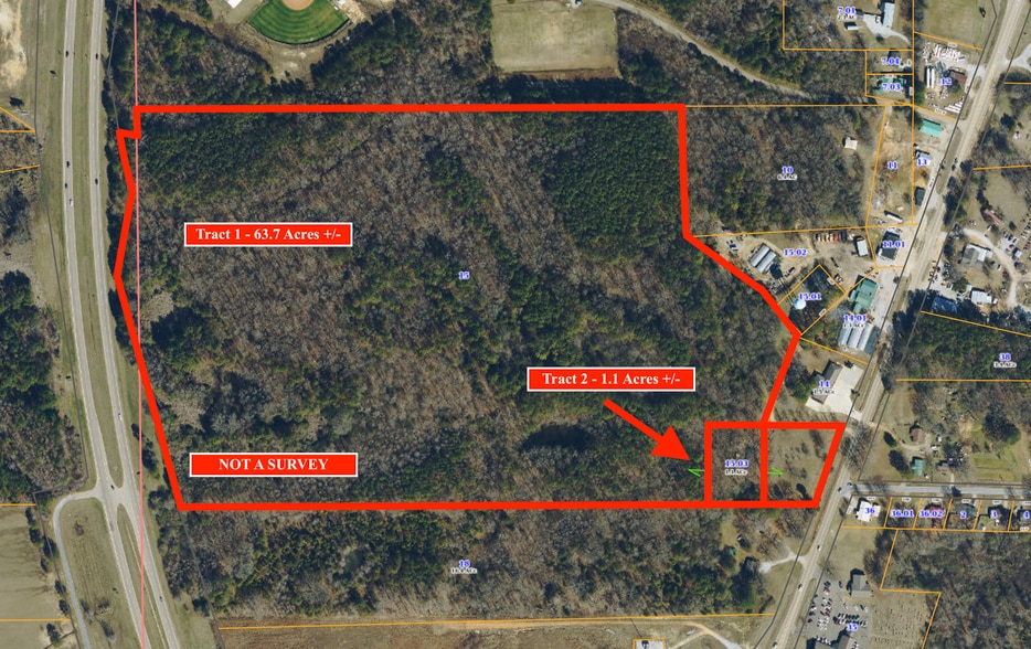 US Highway 45, Saltillo, MS for sale - Plat Map - Image 2 of 7