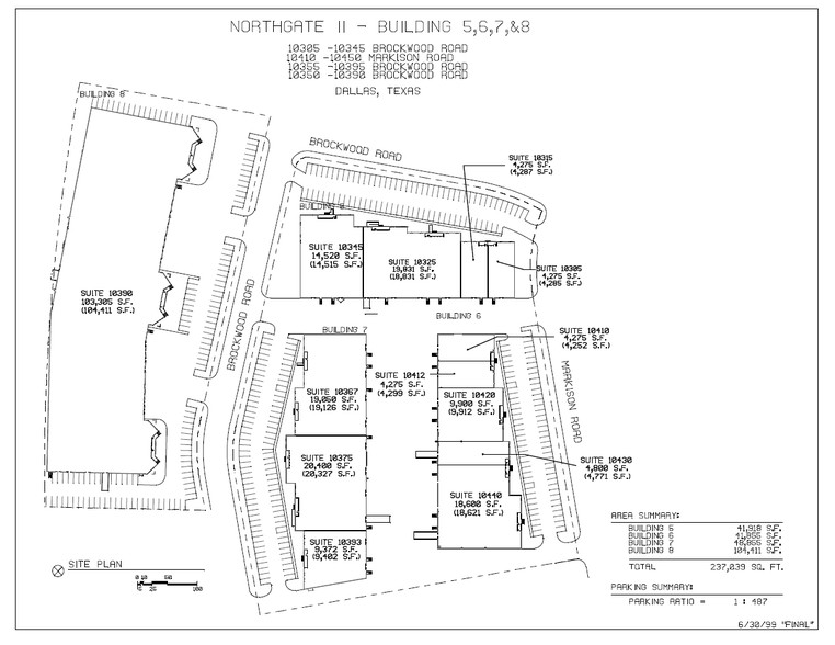 10460-10490 Markison Rd, Dallas, TX for lease - Site Plan - Image 2 of 12