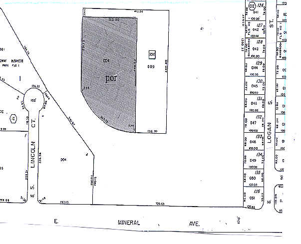 7720 S Broadway, Littleton, CO for lease - Plat Map - Image 2 of 10