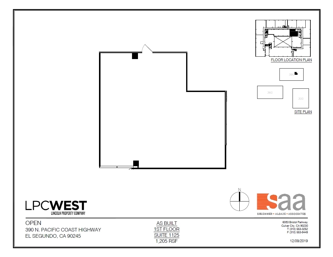 300 N Pacific Coast Hwy, El Segundo, CA for lease Floor Plan- Image 1 of 1