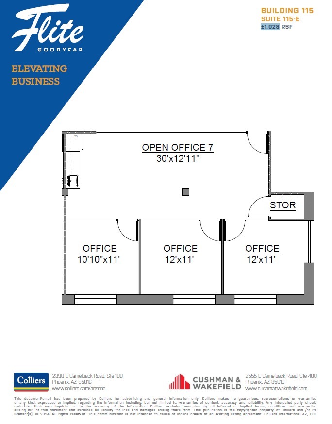 1300 S Litchfield Rd, Goodyear, AZ for lease Floor Plan- Image 1 of 1