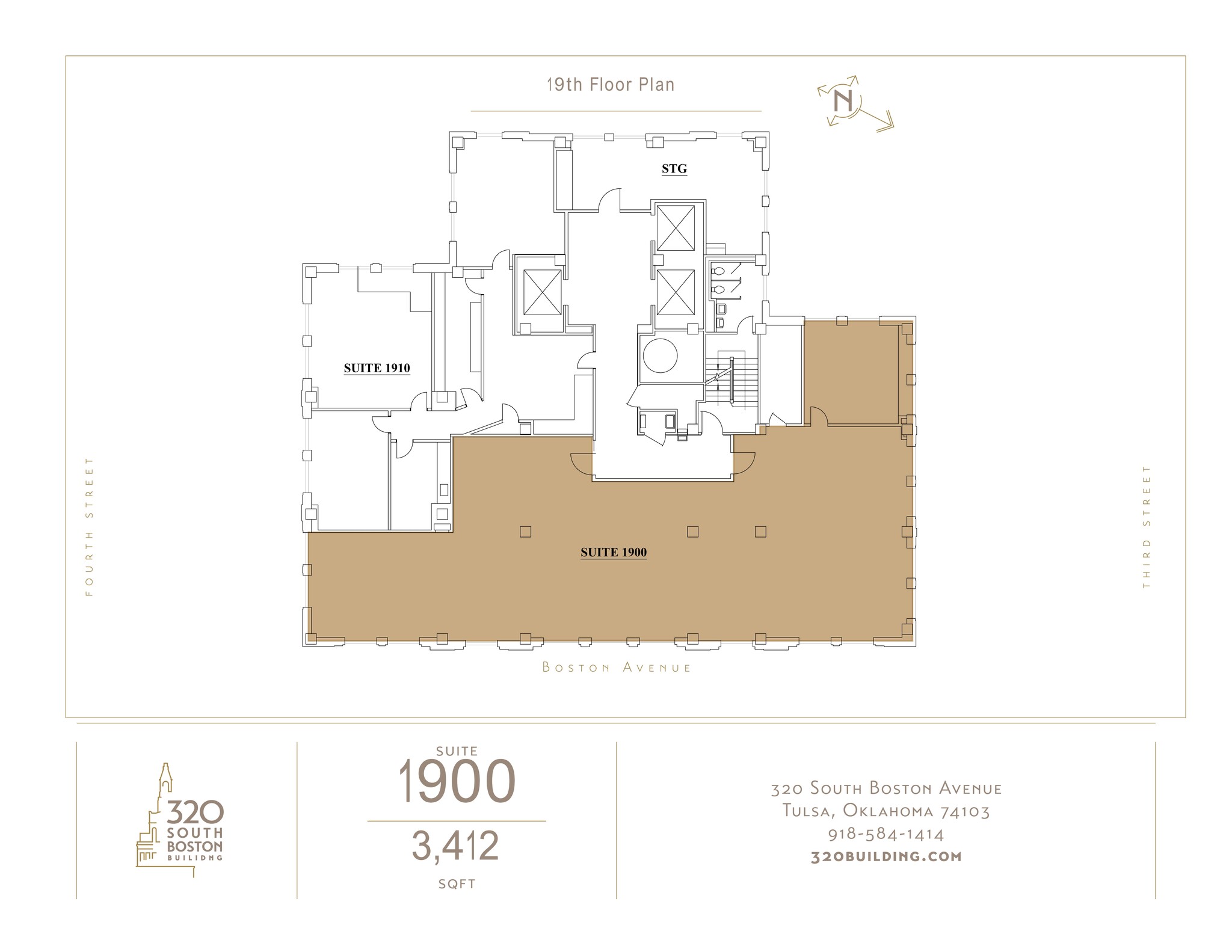 320 S Boston Ave, Tulsa, OK for lease Site Plan- Image 1 of 1