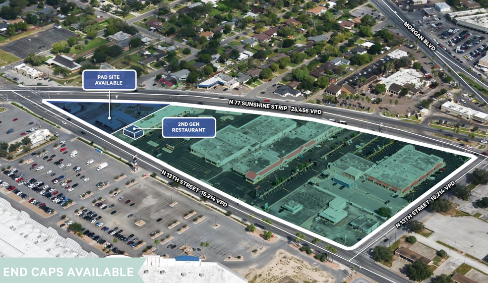 601-727 N 77 Sunshine Strip, Harlingen, TX for lease - Building Photo - Image 1 of 2