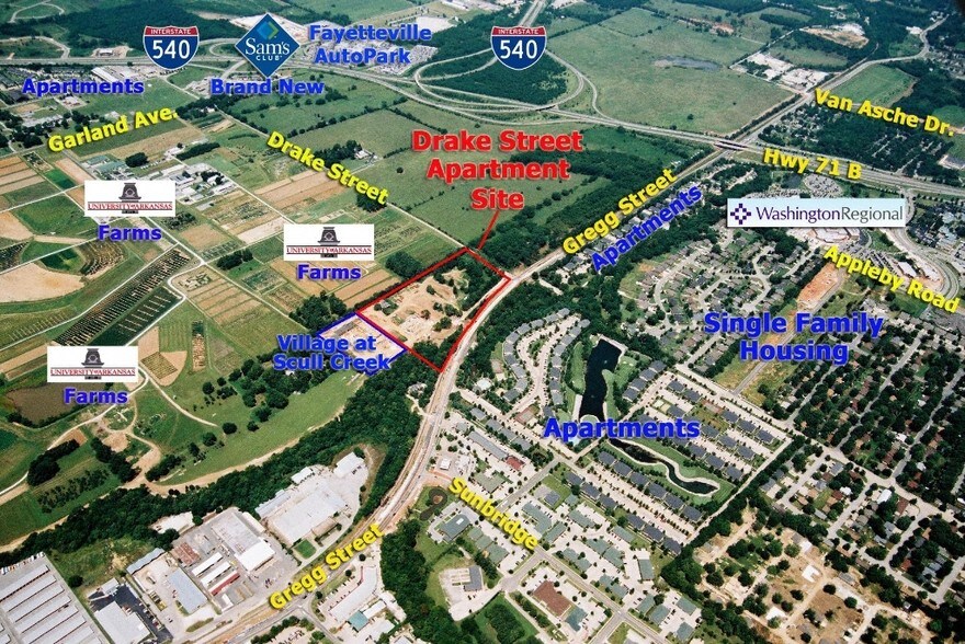 NWC Drake & Gregg St, Fayetteville, AR 72703