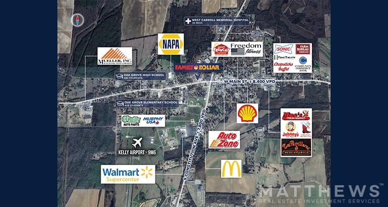 310 W Main St, Oak Grove, LA for sale - Building Photo - Image 2 of 4