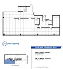 100, 110, and 120 King St W, Hamilton, ON for lease Floor Plan- Image 2 of 2