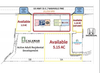 More details for Nashville Pike & Gorden Crossing, Gallatin, TN - Land for Lease