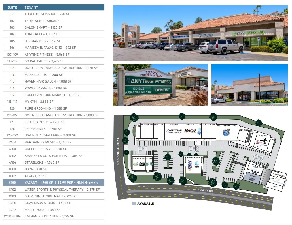 12202-12234 Poway Rd, Poway, CA for lease Site Plan- Image 1 of 1