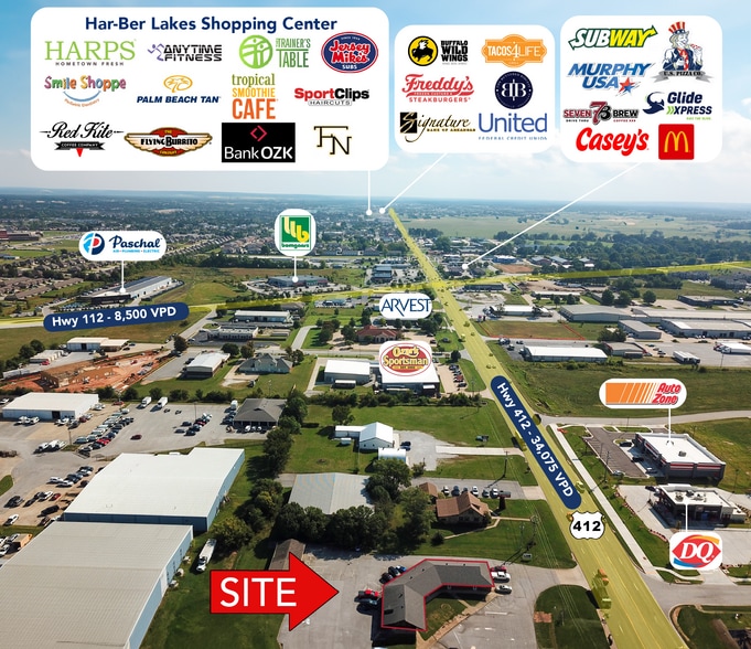 620 E Henri De Tonti Blvd, Springdale, AR for lease - Building Photo - Image 2 of 8