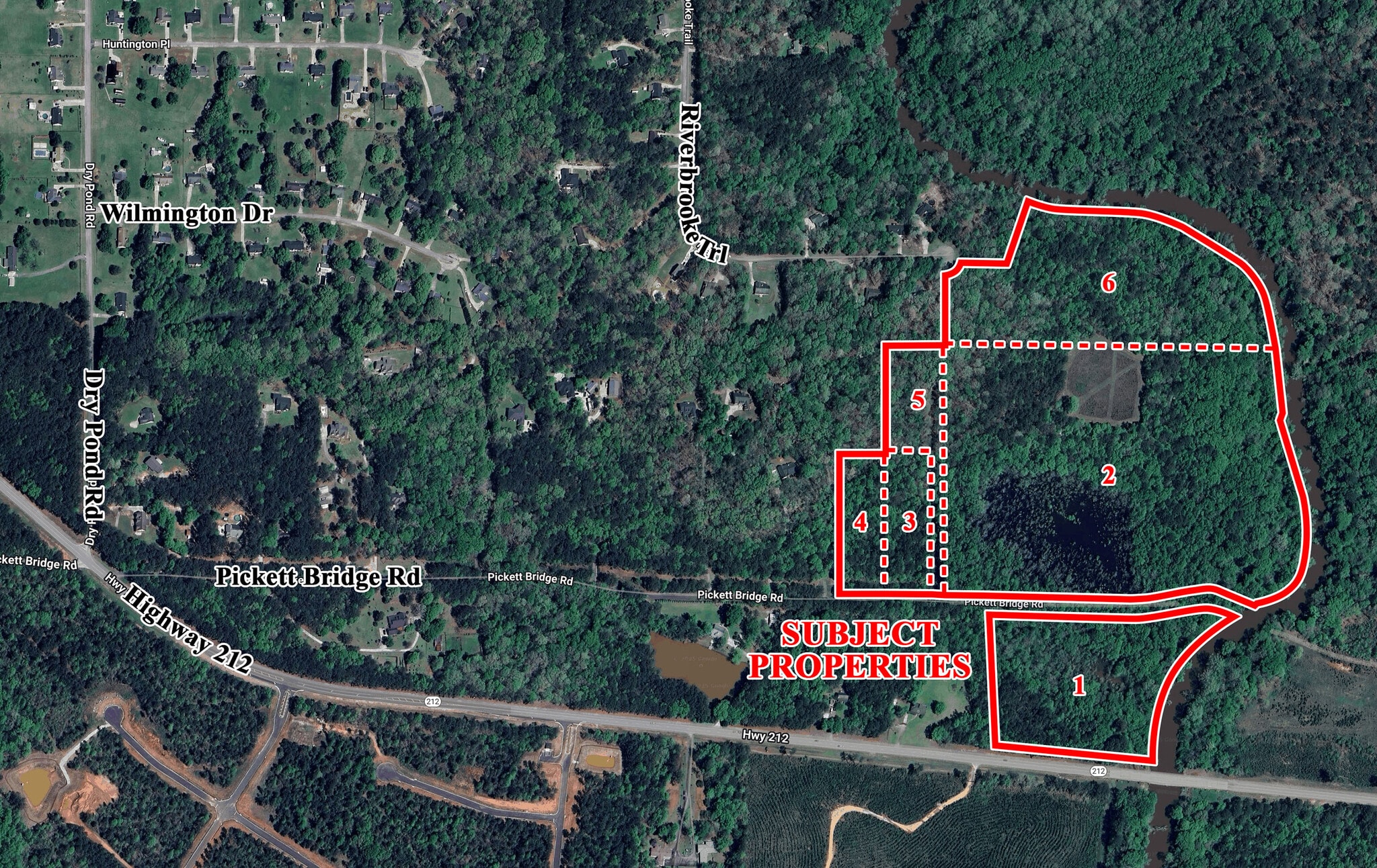 Multi-Lot Land off Highway 212 portfolio of 6 properties for sale on LoopNet.com Aerial- Image 1 of 6