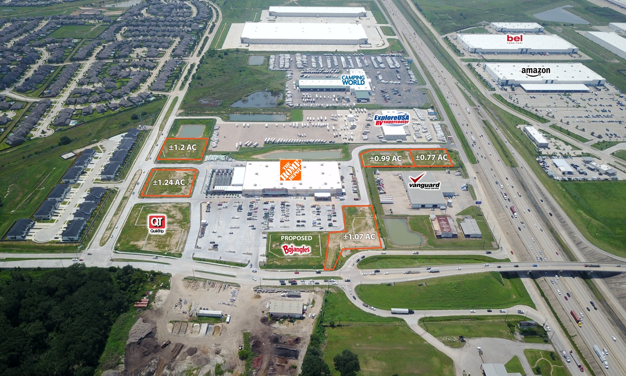 0 Cane Island Pky & Kingsland Blvd, Katy, TX for lease Aerial- Image 1 of 4