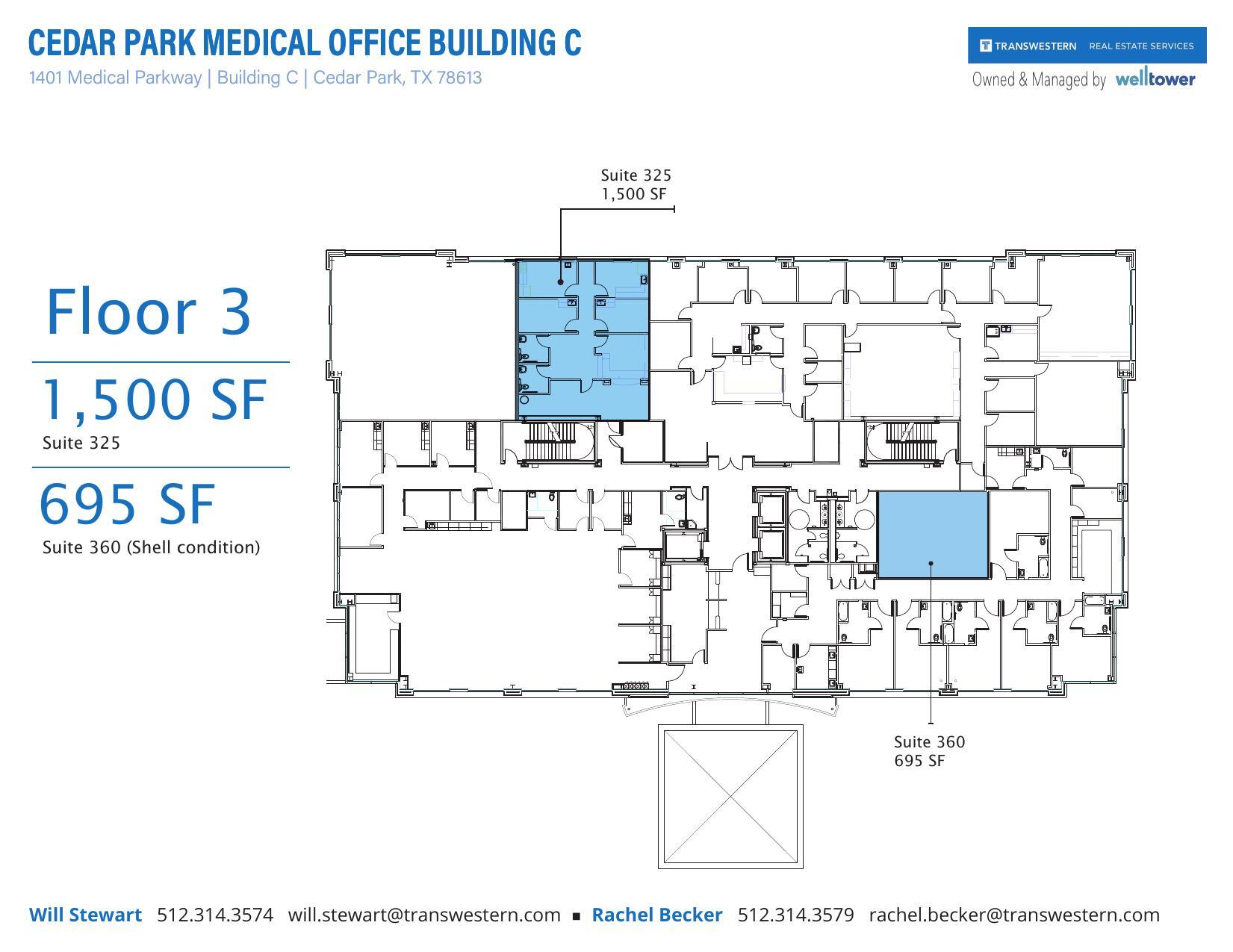 1401 Medical Pky, Cedar Park, TX for lease Floor Plan- Image 1 of 1