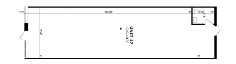63-65 Clarke Rd, London, ON for lease Floor Plan- Image 1 of 1