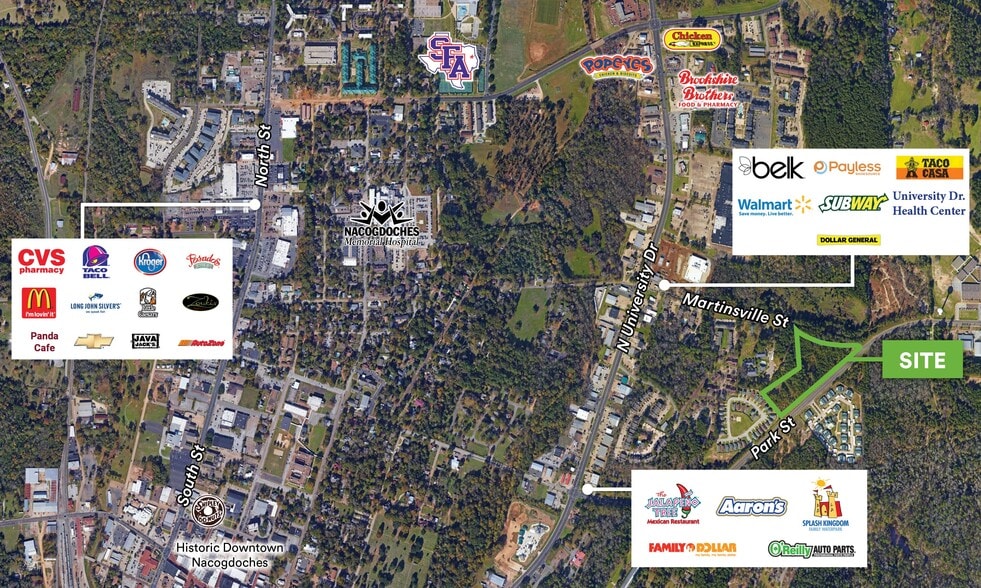 Park St, Nacogdoches, TX for sale - Building Photo - Image 2 of 3