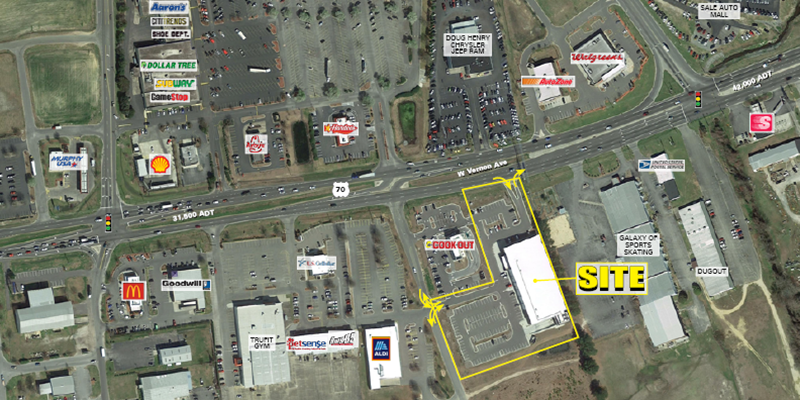 4050 W Vernon Ave, Kinston, NC for lease - Aerial - Image 2 of 18