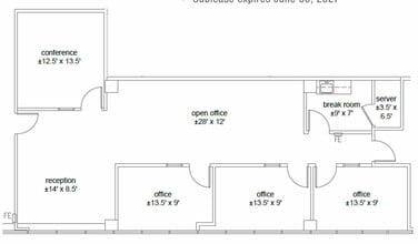 9988 Hibert St, San Diego, CA for lease Floor Plan- Image 1 of 1
