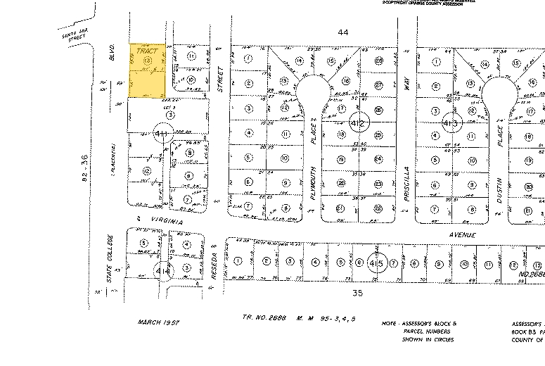 506-512 S State College Blvd, Anaheim, CA for sale - Plat Map - Image 1 of 1