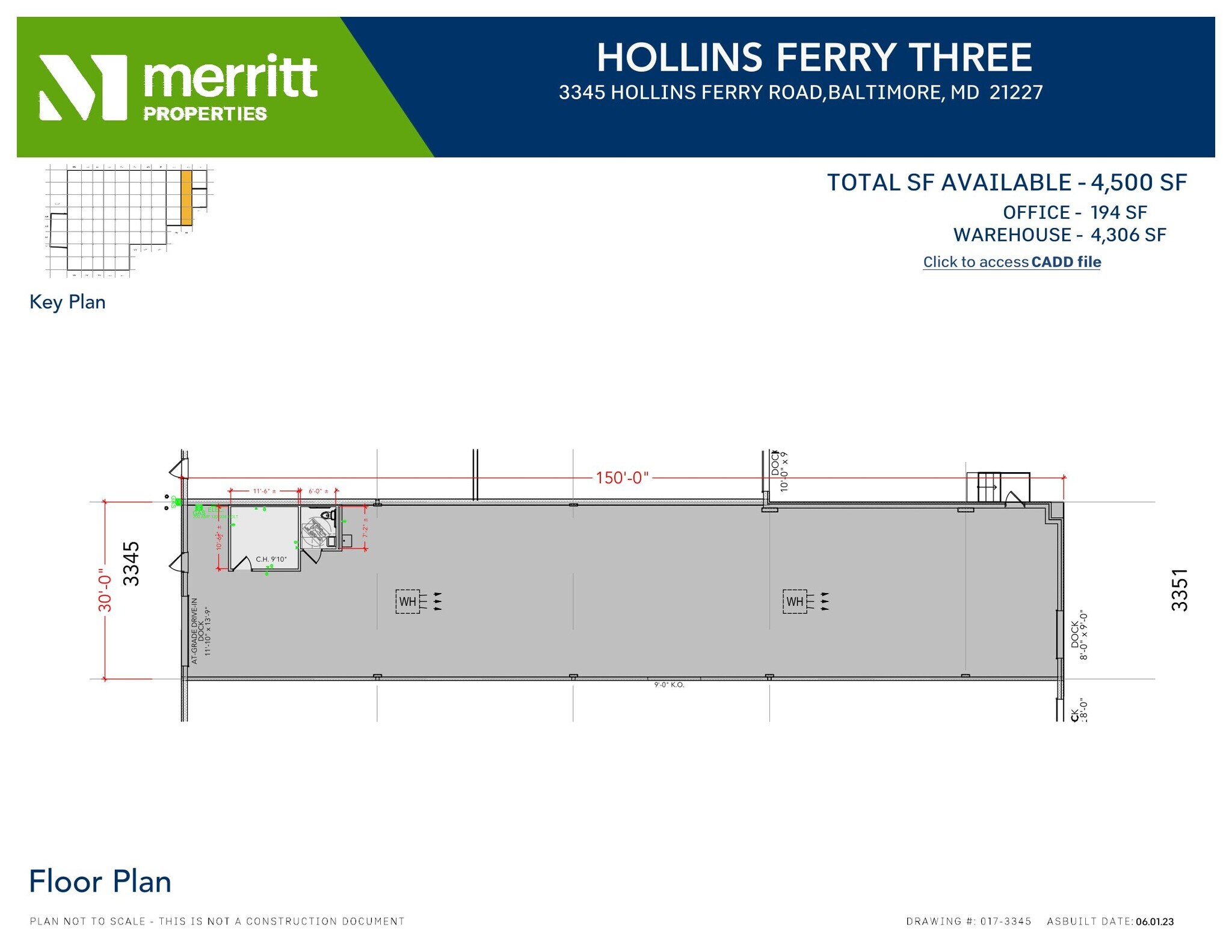 3319-3369 Hollins Ferry Rd, Lansdowne, MD for lease Floor Plan- Image 1 of 1