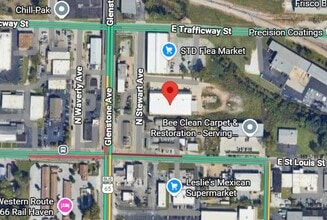 224 N Stewart Ave, Springfield, MO - AERIAL map view