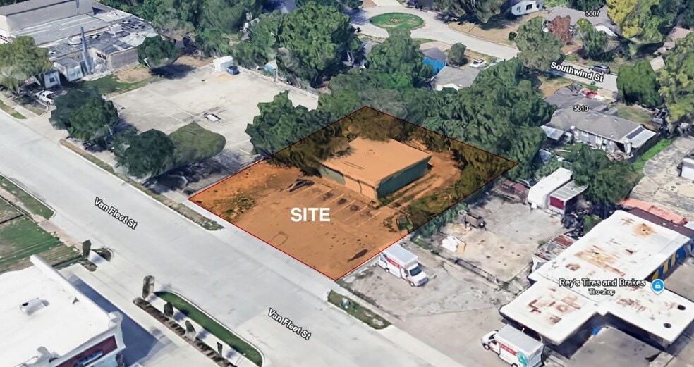 5627 Van Fleet St, Houston, TX for sale - Aerial - Image 1 of 4