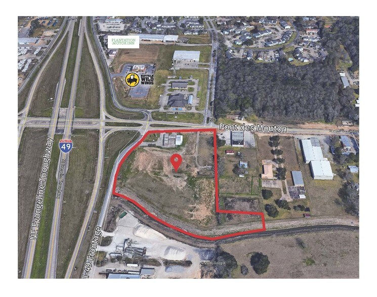 2748 NE Evangeline Trwy, Lafayette, LA for sale - Aerial - Image 1 of 1