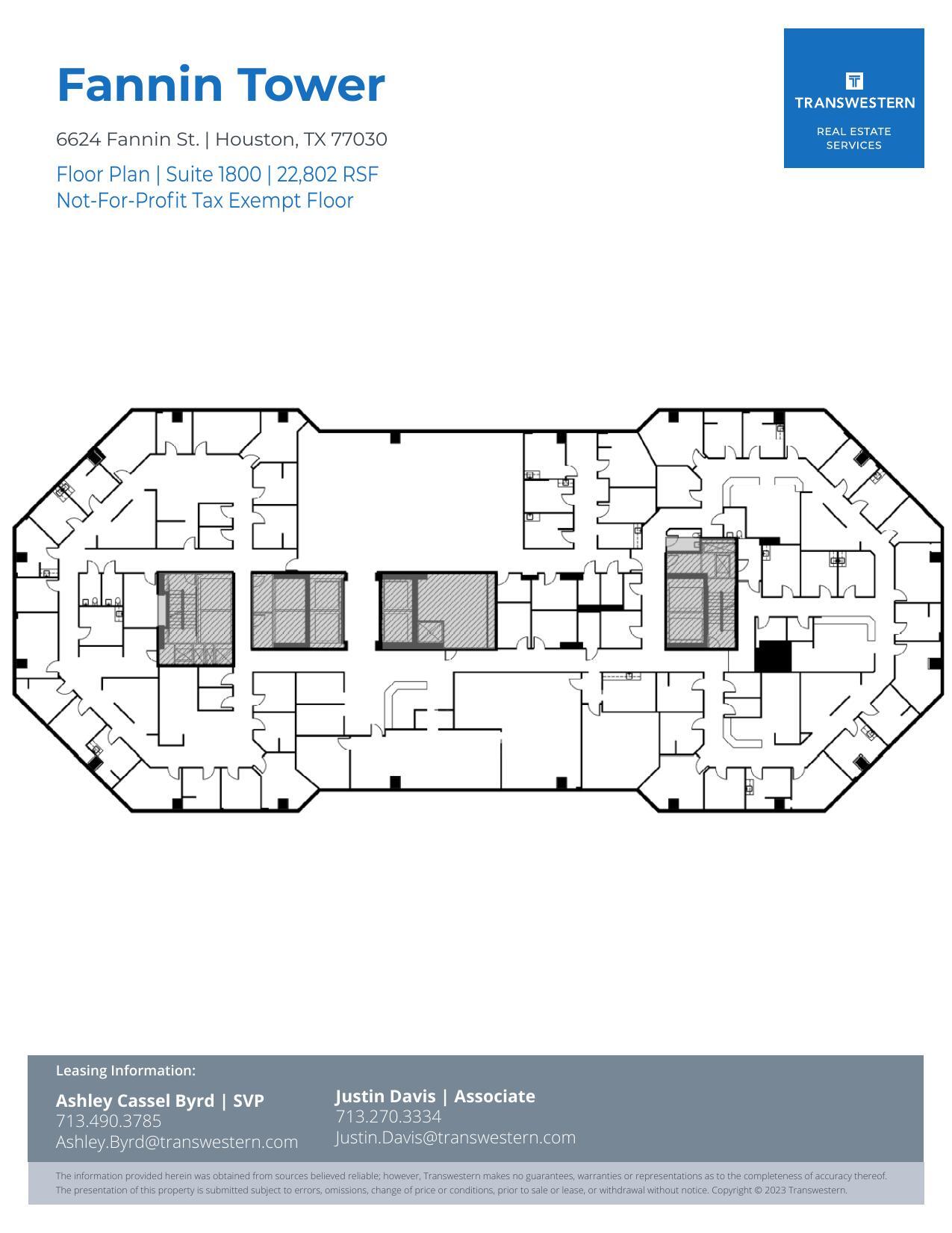 6624 Fannin St, Houston, TX for lease Floor Plan- Image 1 of 1