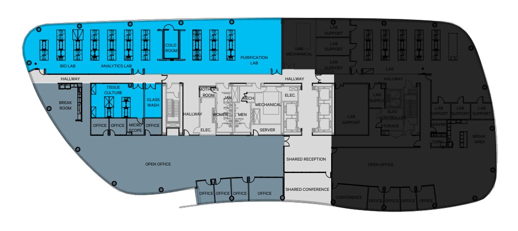 One Tower Pl, South San Francisco, CA for lease Floor Plan- Image 1 of 1