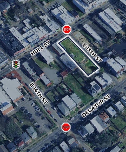 1300 Hull St, Richmond, VA for sale - Aerial - Image 2 of 2