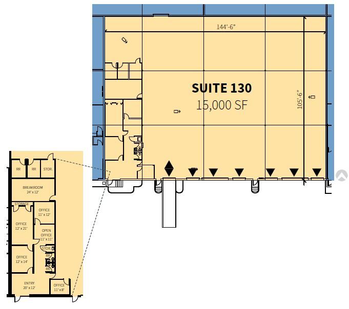 151 Regal Row, Dallas, TX for lease Floor Plan- Image 1 of 1