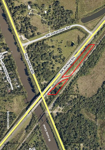 0 Kanner Hwy & Warfield Blvd, Indiantown, FL for sale - Aerial - Image 3 of 4