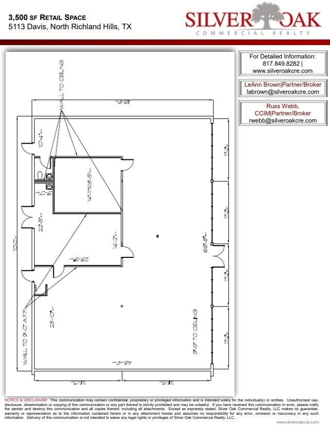 5113 Davis Blvd, North Richland Hills, TX for lease Floor Plan- Image 1 of 1