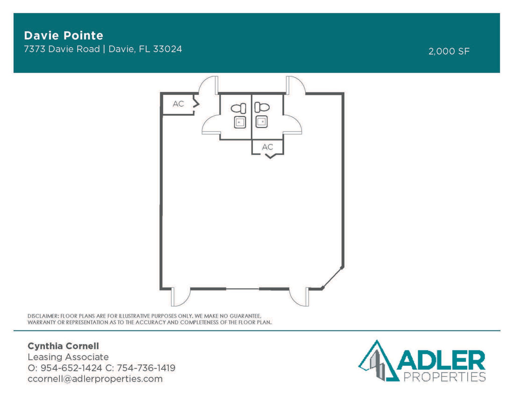 7331-7399 Davie Road Ext, Hollywood, FL for lease Floor Plan- Image 1 of 9