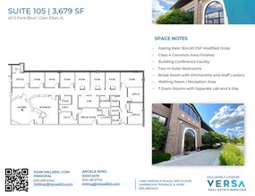 45 S Park Blvd, Glen Ellyn, IL for lease Floor Plan- Image 1 of 1
