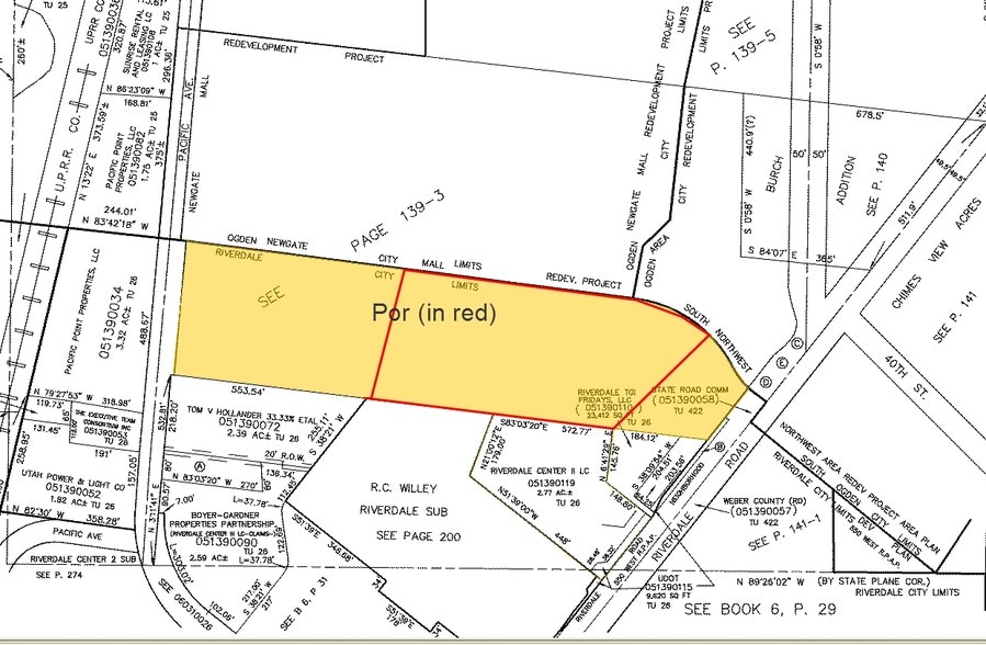 4000 Riverdale Rd, Ogden, UT for lease - Plat Map - Image 2 of 20