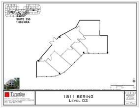 1811 Bering Dr, Houston, TX for lease Site Plan- Image 1 of 1