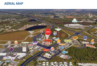 24215 Corporate Ct, Port Charlotte, FL - aerial  map view