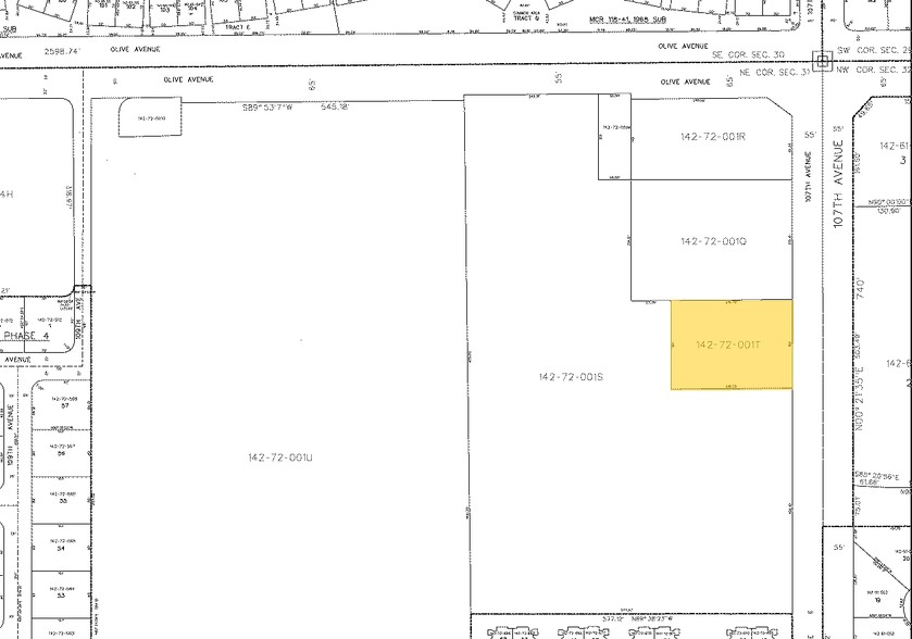 8904 N 107th Ave, Peoria, AZ for lease - Plat Map - Image 2 of 2