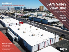 5979 Valley View Blvd, Las Vegas, NV - AERIAL  map view