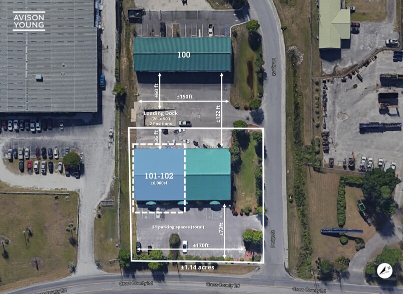 7178 Cross County Rd, Charleston, SC for lease - Site Plan - Image 3 of 14