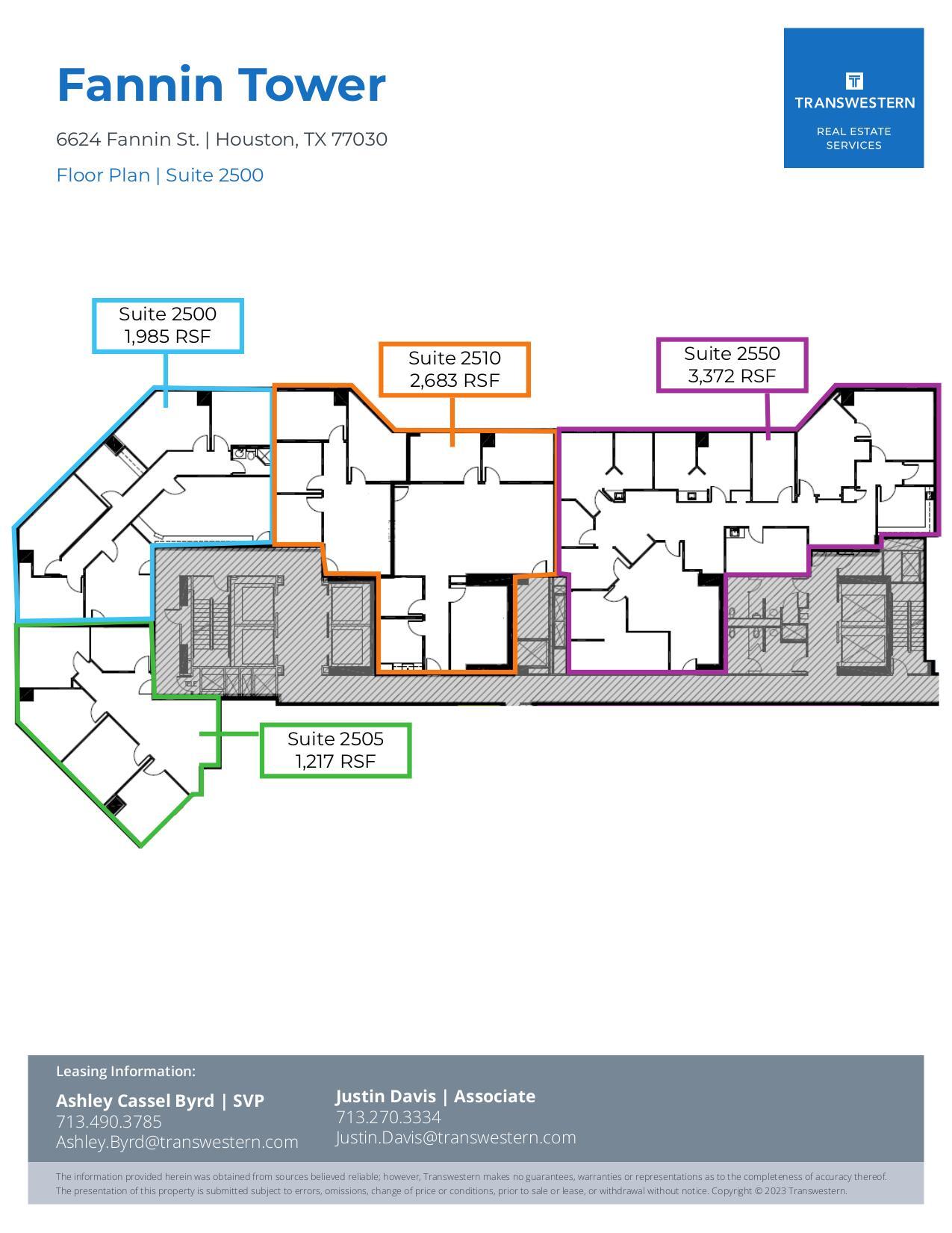 6624 Fannin St, Houston, TX for lease Floor Plan- Image 1 of 1