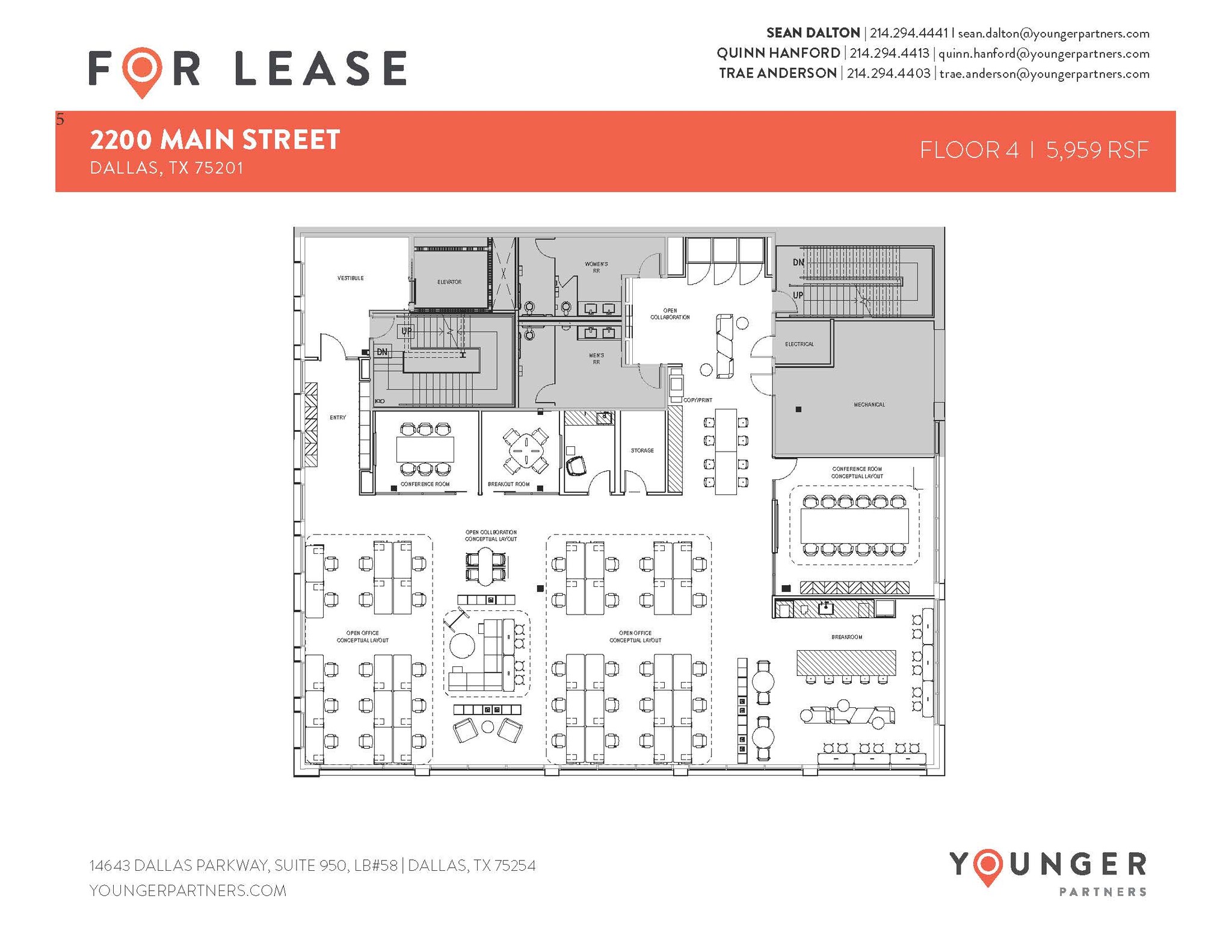 2200 Main St, Dallas, TX for lease Floor Plan- Image 1 of 1