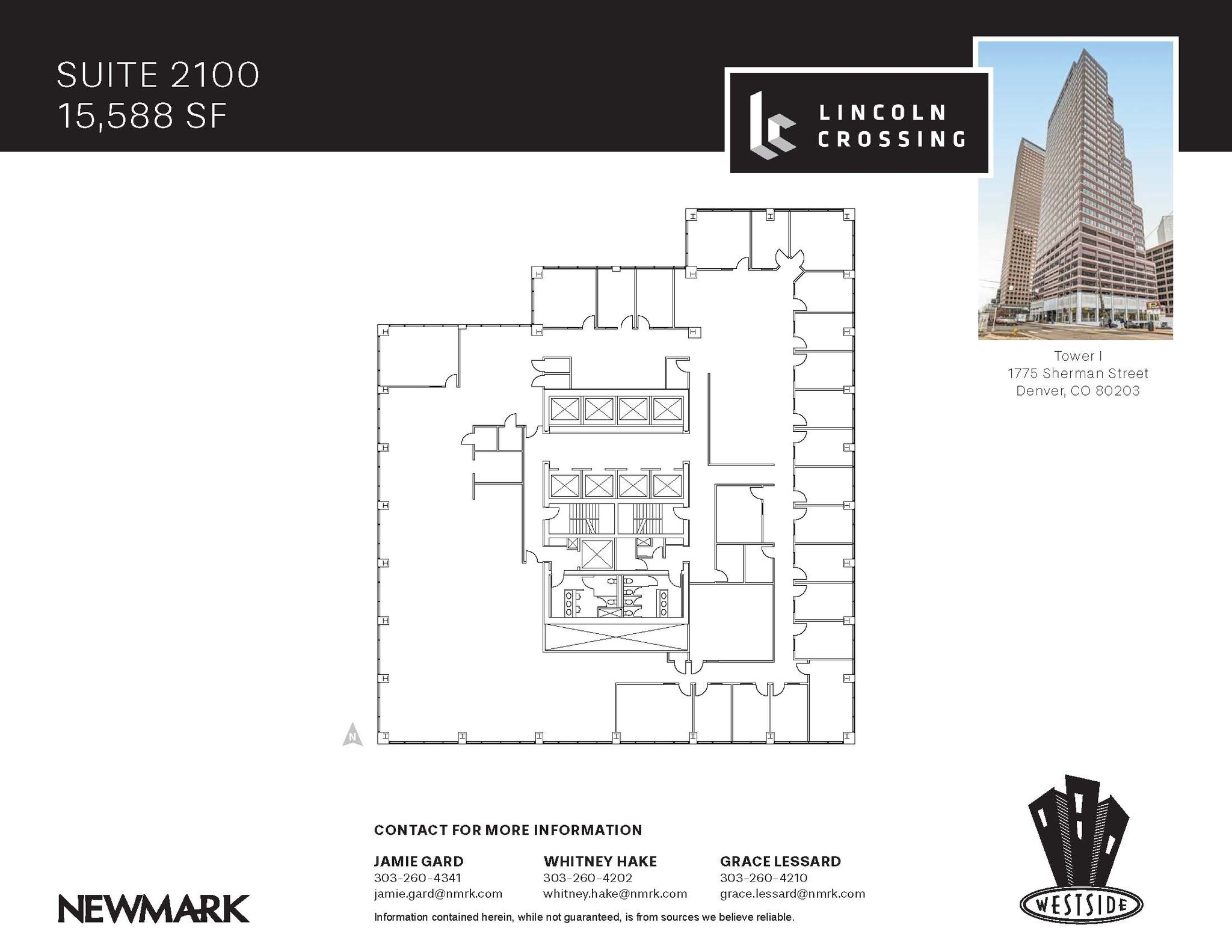 1775 Sherman St, Denver, CO for lease Floor Plan- Image 1 of 1