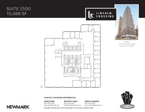 1775 Sherman St, Denver, CO for lease Floor Plan- Image 1 of 1